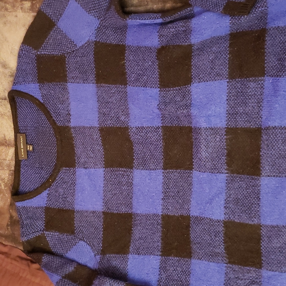 Make me an offer Blue black Buffalo sweater